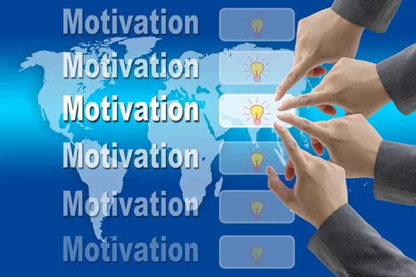 World team motivation technology — Stock Photo, Image