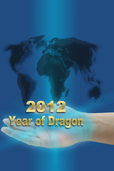 stock image New year of dragon 2012