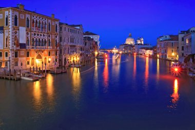 Grand Canel Venice night clipart