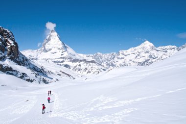 Matterhorn peak Switzerland clipart