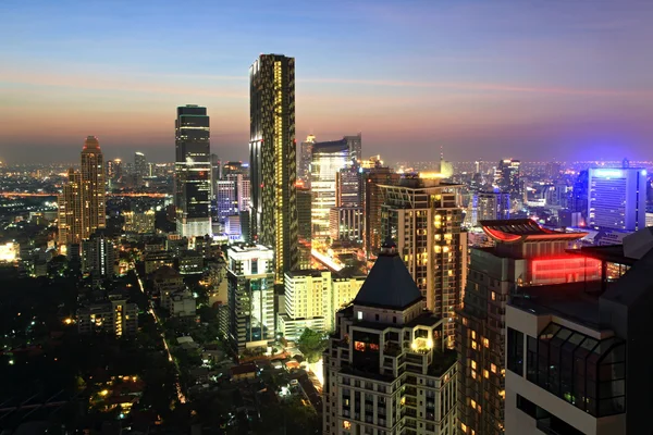 曼谷的摩天大楼城市景观 — 图库照片