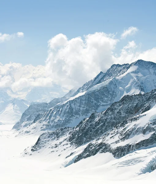 Παγετώνας Aletsch Ελβετία Άλπεις — Φωτογραφία Αρχείου
