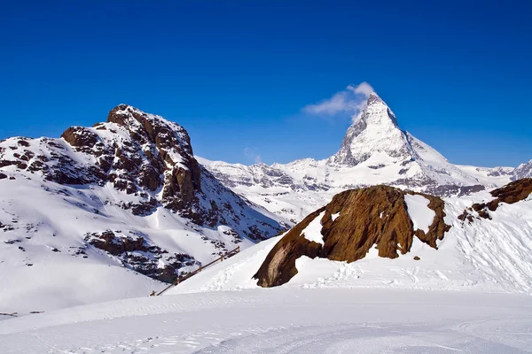 Cima del Cervino Alp Svizzera — Foto Stock