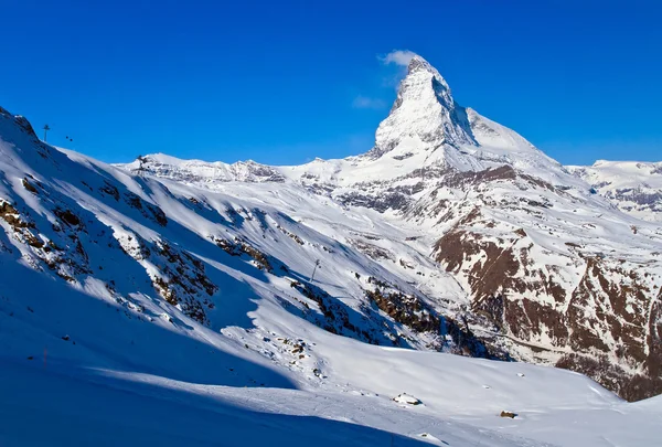 Matterhorn peak Alp Switzerland — Stock Photo, Image