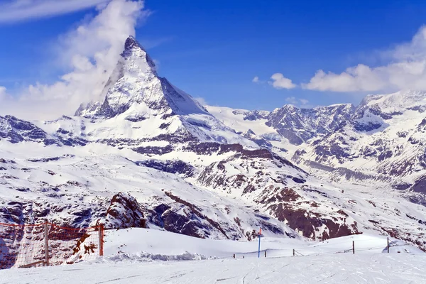 Das Matterhorn der Schweizer Alpen — Stockfoto
