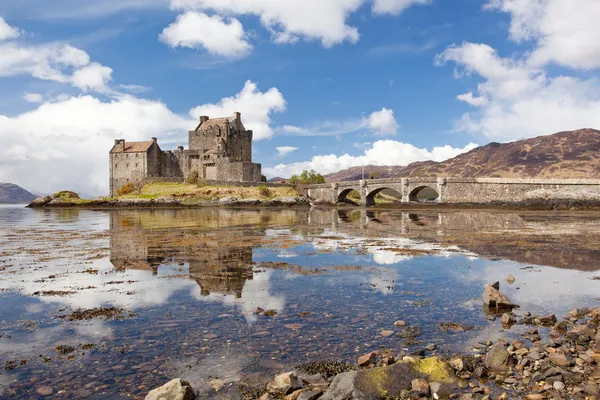 Eilean donan zamek Szkocja — Zdjęcie stockowe