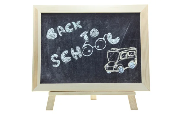 Tableau noir de retour à l'école — Photo
