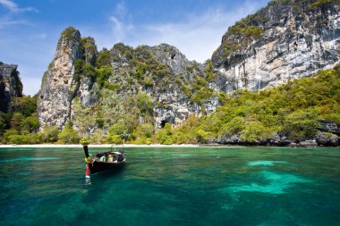 Phi Phi Island Phuket Andaman Thailand clipart