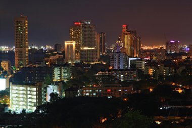 Penang cityscape malaysia clipart