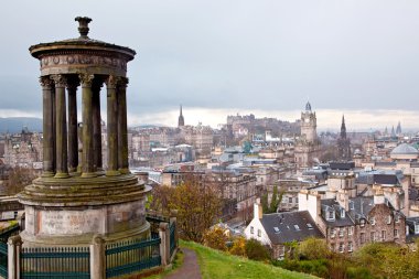 Calton Hill Edinburgh Scotland clipart