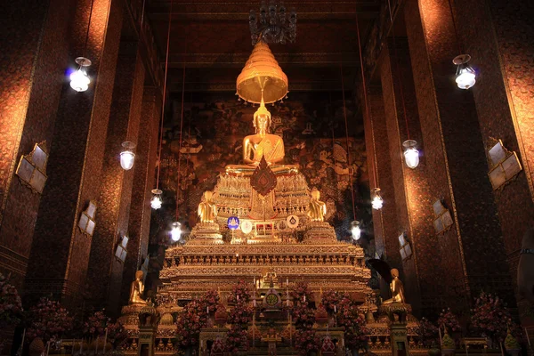 Goldenes Buddha-Bild — Stockfoto