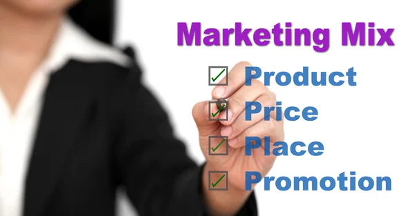 Marketing mix — Stock Photo, Image