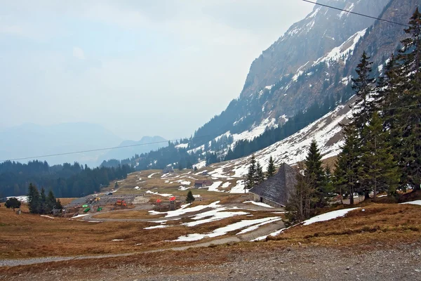 Landschap van de berg pilatus in Zwitserland van Luzerne — Stockfoto