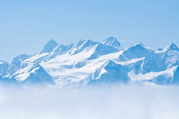 Χιόνι το βουνό pilatus lucern — Φωτογραφία Αρχείου