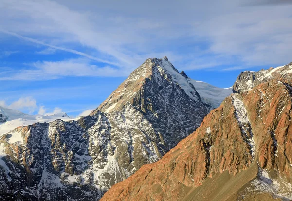 Letecký pohled na aoraki mount cook alpské Alpy pohoří v n — Stock fotografie