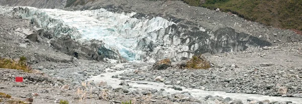 Fox glacier Nieuw-Zeeland panorama — Stockfoto