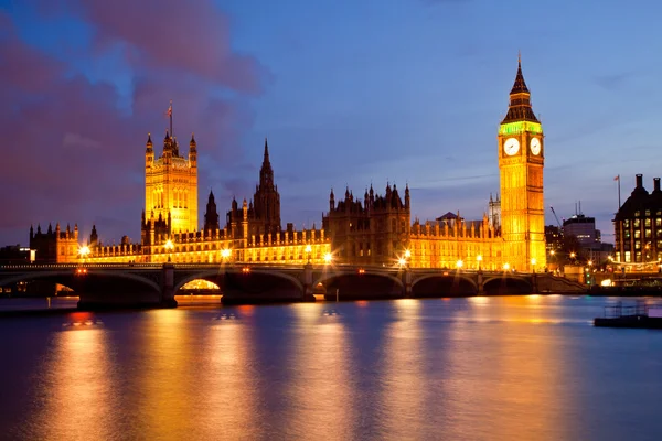 Big Ben and Palace of Westminster — Stock Photo, Image