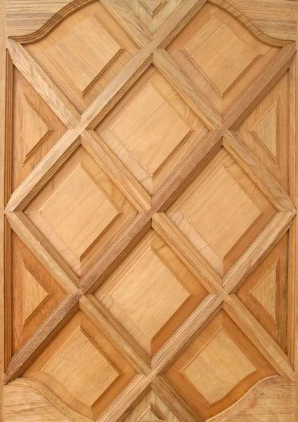 Ornamento de porta de madeira — Fotografia de Stock