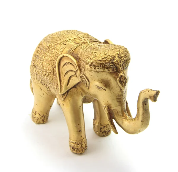 황금 코끼리 — 스톡 사진