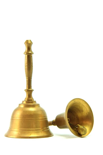 Золотий Handbell — стокове фото