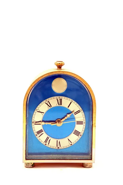 Vintage klocka, antik, främre perspektiv — Stockfoto