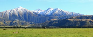 Yeni Zelanda Güney dağ Alpleri'nde