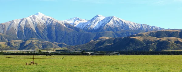 Southern alpine alps in New Zealand — Stock Photo, Image