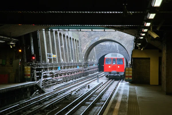 Stock image Red Train in London