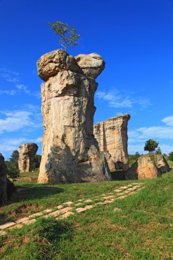 Closeup of Mor Hin Khao, Thailand stonehenge clipart