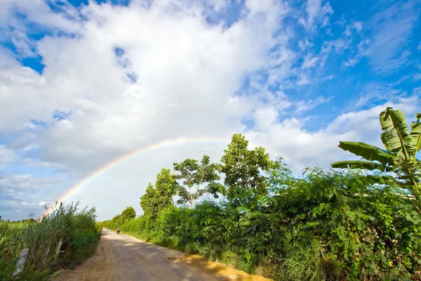 Caminho para o arco-íris — Fotografia de Stock
