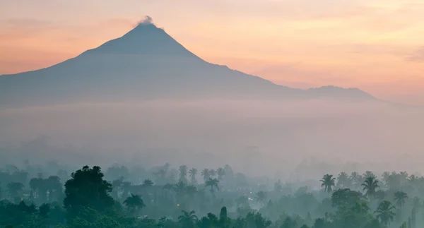 Panorama du Mont Merapi — Photo