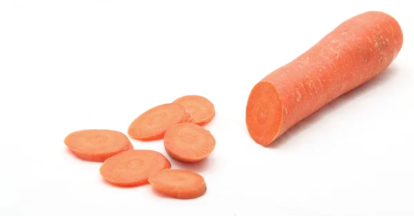 Cenoura em fatias — Fotografia de Stock