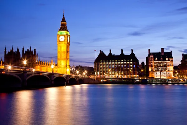 Big Ben i most Westminster — Zdjęcie stockowe