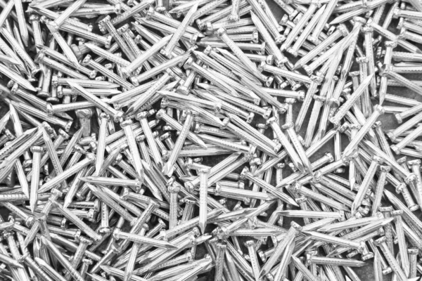 Silver stål naglar — Stockfoto