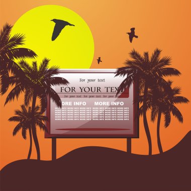 Tv veya bilgisayar monitörü ile (beyaz izole parlayan dolunayın geceleri güzel bir tropikal plaj görüntüsünü gösteren)