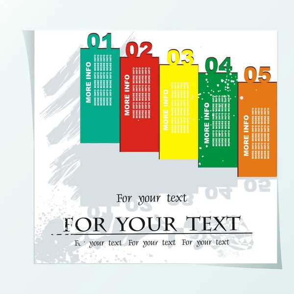 Design vintage - cartão postal retrô com lugar para texto - ilustração vetorial — Vetor de Stock