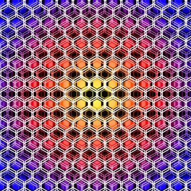 Dikişsiz desen renkli özet satırları için arka plan