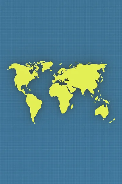 Carte du monde pour le fond — Photo