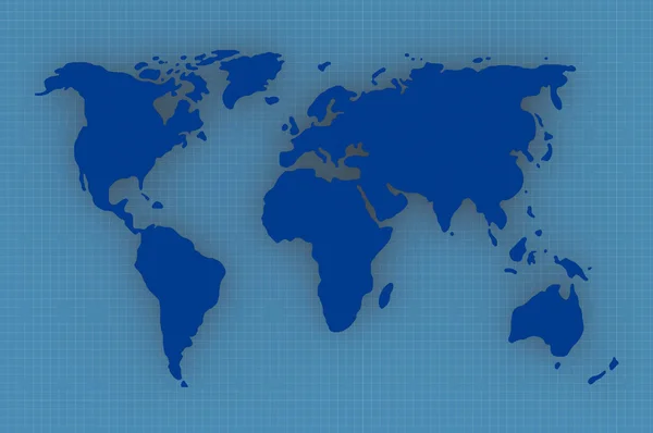 World map for background — Stock Photo, Image