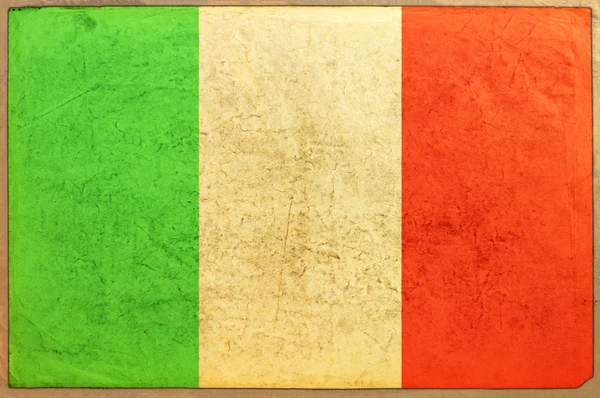Bandera sobre textura de papel envejecido — Foto de Stock