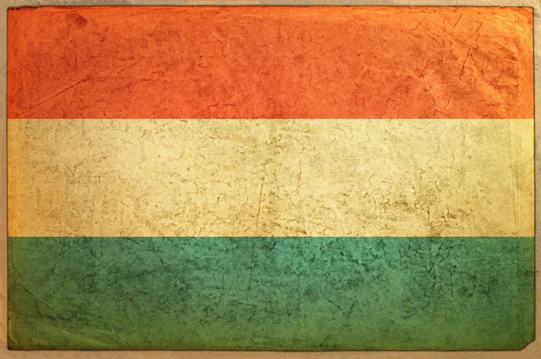 Flagge auf gealtertem Papier — Stockfoto