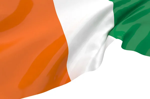 Flags of Cote d Ivoire — Stock Photo, Image