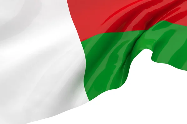 Vlajky z Madagaskaru — Stock fotografie