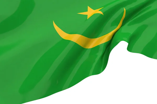 Vlajky mauritaniai — Stock fotografie