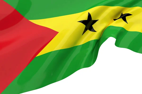 Flags of Sao Tome Principe — Stock Photo, Image