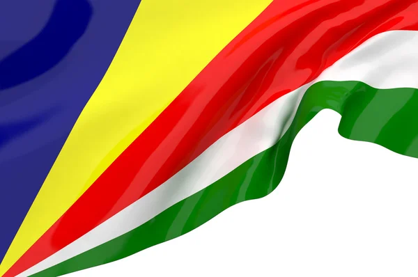 Vlajky seychellesl — Stock fotografie