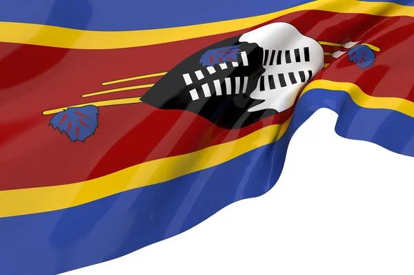 Banderas de Swazilandia — Foto de Stock