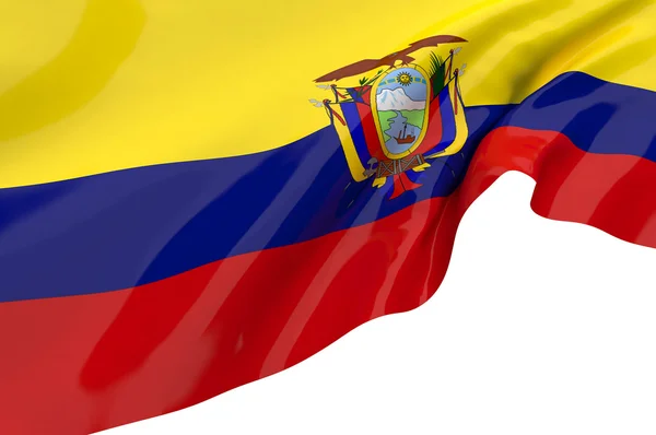 Флаги Эквадора — стоковое фото