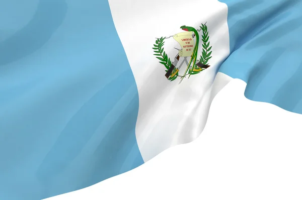 Flags of Guatemala — 图库照片