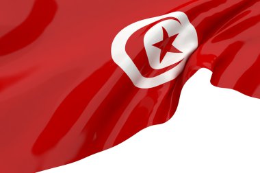 Flags of Tunisia clipart